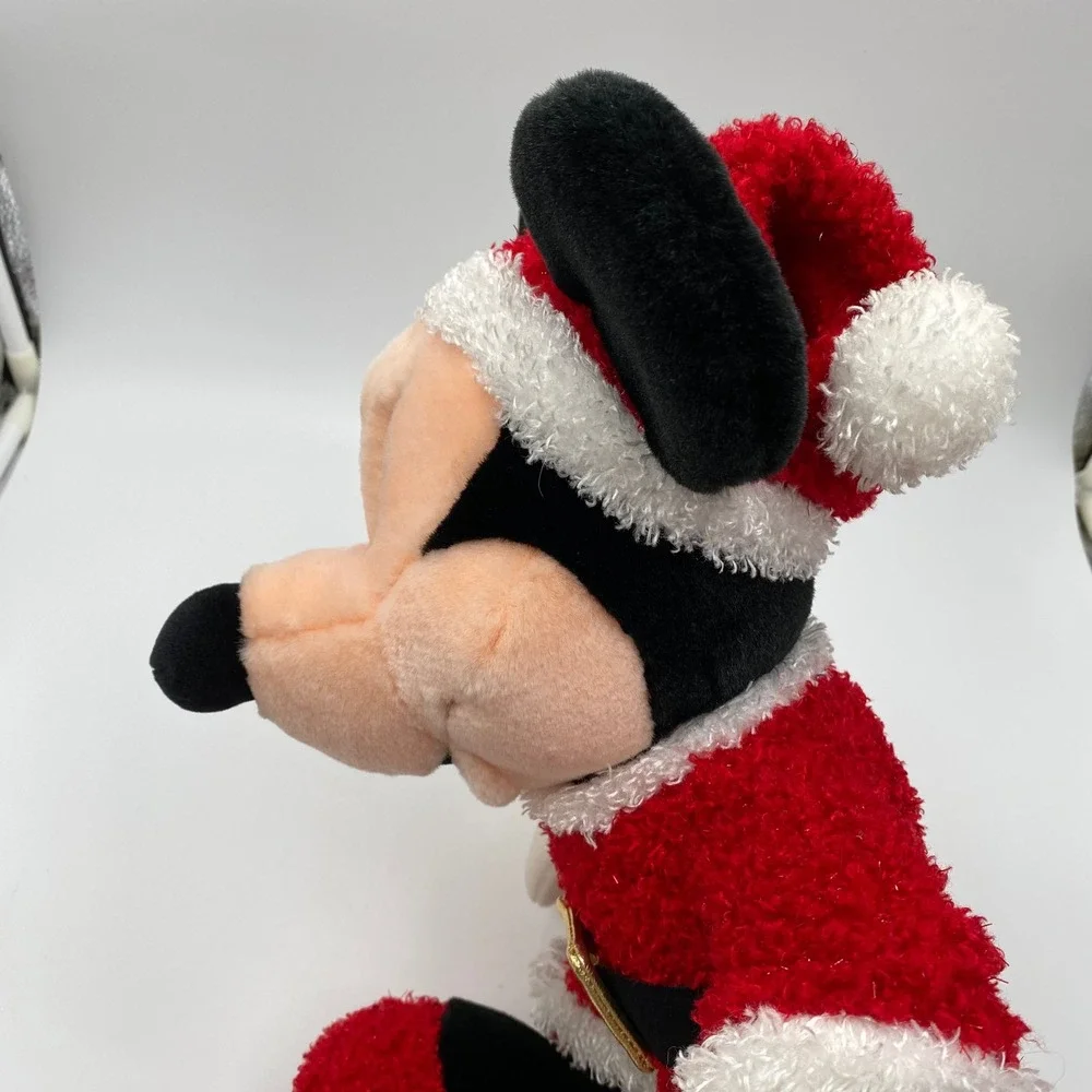 Disney Store Holiday Minnie Mouse‎ Plush Christmas Santa Outfit 15